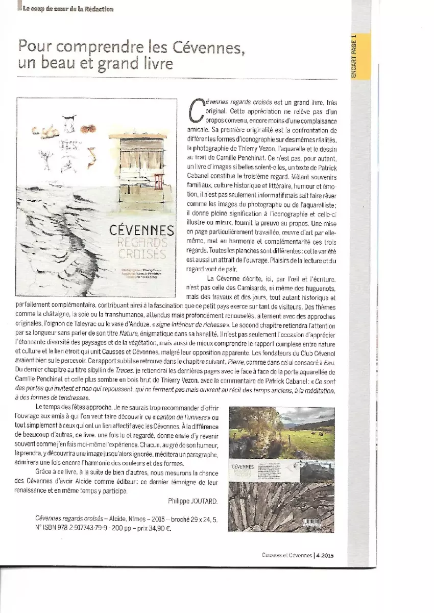 Causses et Cévennes, 2015